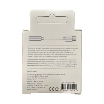  Adapter do słuchawek Samsung DAC USB-C - mini jack 3.5mm - biały - zdj. dodatkowe 2