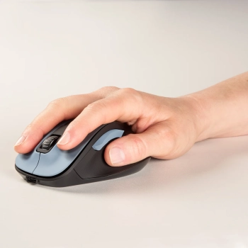  Myszka bezprzewodowa MW-500 V2 z akumulatorem - jasnoniebieska - zdj. dodatkowe 3