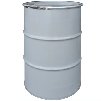  Beczka stalowa metalowa OH 212L zdejmowane wieko z korkami 2 i 3/4 - SZARA MIX - zdj. dodatkowe 1