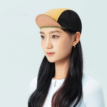  Czapka rowerowa kolarska z daszkiem pod kask - żółta - zdj. dodatkowe 7