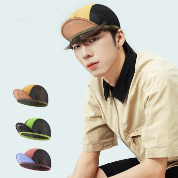  Czapka rowerowa kolarska z daszkiem pod kask - żółta - zdj. dodatkowe 8