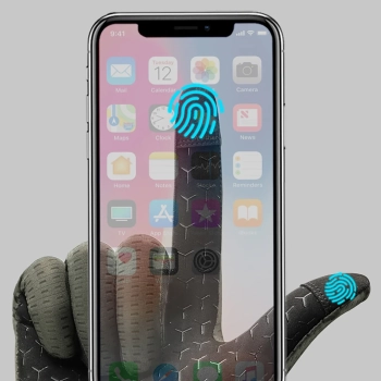  Rękawiczki rowerowe oddychające pełne rozmiar L - zielone - zdj. dodatkowe 5