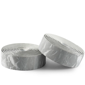 Owijka na kierownicę rowerową z PU wzór Velour - szara