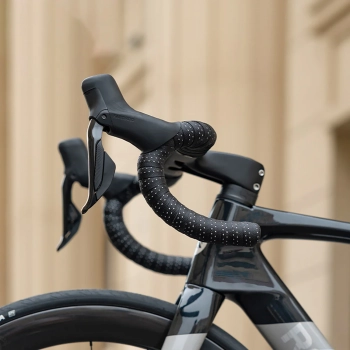  Owijka na kierownicę rowerową z pianki EVA wzór Power - biała - zdj. dodatkowe 10