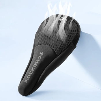  Pokrowiec nakładka na siodełko rowerowe rozmiar S - szary - zdj. dodatkowe 2