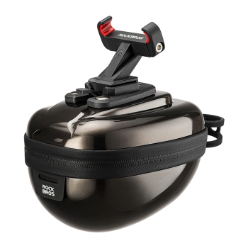 Torba rowerowa sztywna kufer podsiodłowy hard shell 0.4l - czarna