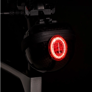  Torba rowerowa sztywna kufer podsiodłowy hard shell 0.4l - czarna - zdj. dodatkowe 3