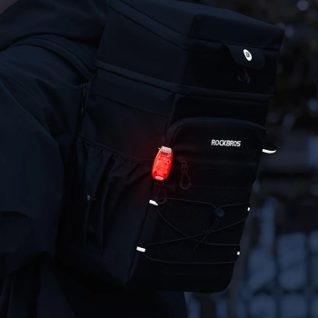  Plecak rowerowy turystyczny wodoodporny z komorą chłodzącą 14l - czarny - zdj. dodatkowe 5