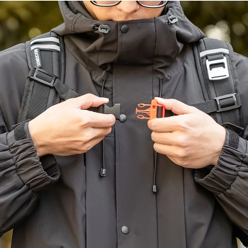  Plecak rowerowy turystyczny wodoodporny z komorą chłodzącą 14l - czarny - zdj. dodatkowe 6