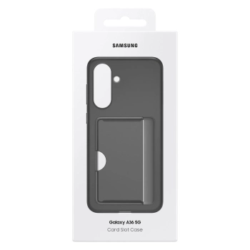  Etui Samsung Card Slot Case z kieszenią na karty na Samsung Galaxy A36 5G - czarne - zdj. dodatkowe 6