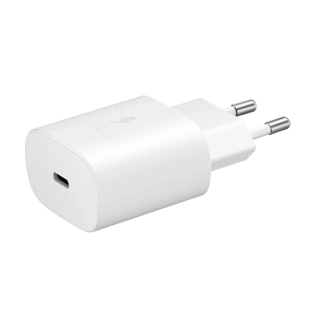 Szybka ładowarka sieciowa Samsung USB-C 25W - biała