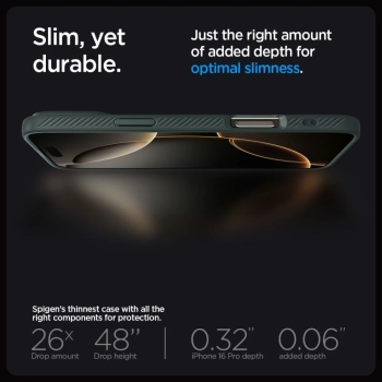  Etui case na iPhone 16 Pro Max Liquid Air - zielone - zdj. dodatkowe 4