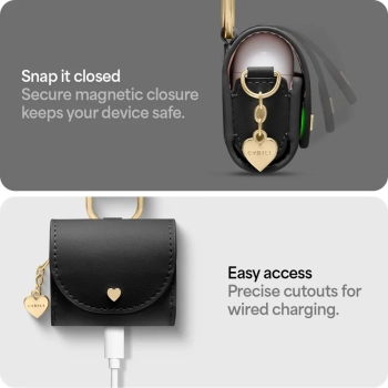  Etui na słuchawki AirPods 4 Cyrill Mini Bag - czarny - zdj. dodatkowe 9