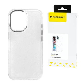 Etui ochronne na Samsung Galaxy S24 FE Glitter Case - przezroczyste z brokatem