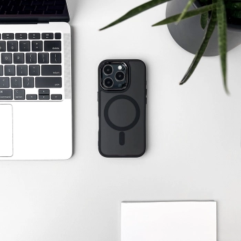  Etui ochronne na Samsung Galaxy S24 FE Glitter Case MagSafe - czarne z brokatem - zdj. dodatkowe 5