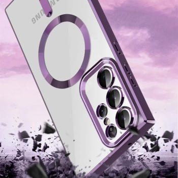  Etui case na Samsung Galaxy S24 FE Electroplated Magsafe - czarne - zdj. dodatkowe 8