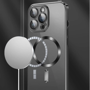  Etui pokrowiec na Samsung Galaxy S24 FE Electroplated Magsafe - różowe - zdj. dodatkowe 2