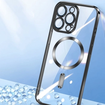  Etui pokrowiec na Samsung Galaxy S24 FE Electroplated Magsafe - różowe - zdj. dodatkowe 4