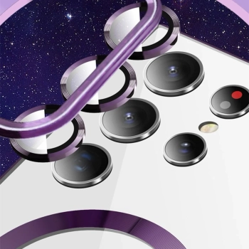  Etui pokrowiec na Samsung Galaxy S24 FE Electroplated Magsafe - różowe - zdj. dodatkowe 8