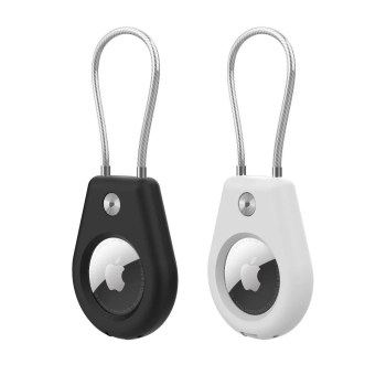 Etui na lokalizator Apple AirTag ze stalową linką - 2 szt.