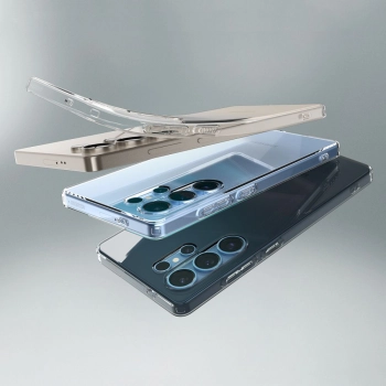  Etui pokrowiec na Samsung Galaxy S25 Ultra Liquid Crystal - przezroczysto-brokatowe - zdj. dodatkowe 10