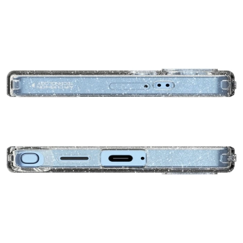  Etui pokrowiec na Samsung Galaxy S25 Ultra Liquid Crystal - przezroczysto-brokatowe - zdj. dodatkowe 4