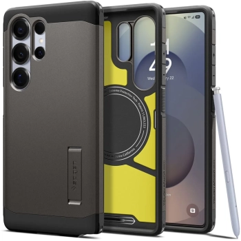 Etui case na Samsung Galaxy S25 Ultra Tough Armor MagSafe - szary