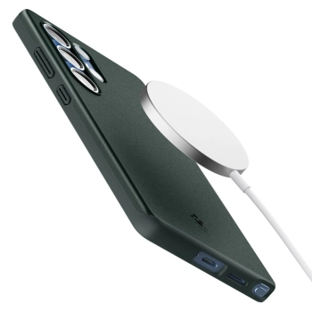  Etui plecki na Samsung Galaxy S25 Ultra Thin Fit Mag - zielone - zdj. dodatkowe 9