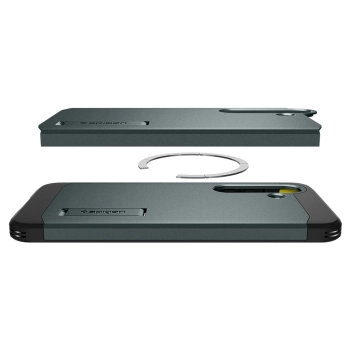  Etui pokrowiec na Samsung Galaxy S25+ Tough Armor MagSafe - zielone - zdj. dodatkowe 8