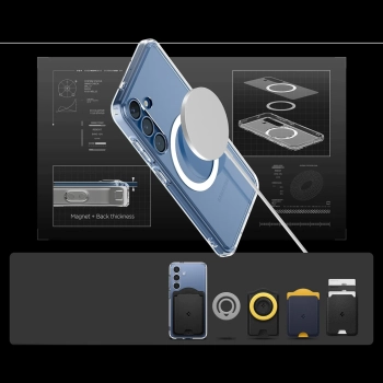  Etui na Samsung Galaxy S25+ Ultra Hybrid Mag - przezroczyste - zdj. dodatkowe 6