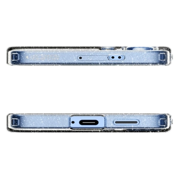  Etui na Samsung Galaxy S25 Liquid Crystal - brokatowo przezroczyste - zdj. dodatkowe 3