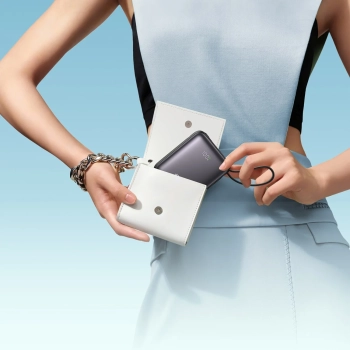  Powerbank 10000mAh 22.5W z wbudowanymi kablami USB-C Lightning - czarny - zdj. dodatkowe 6