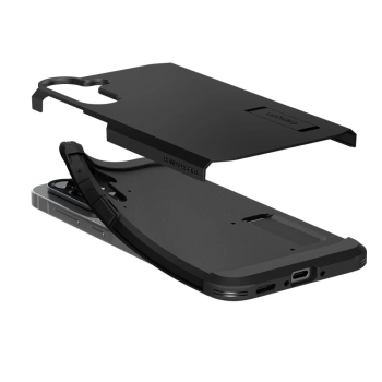  Etui plecki na Samsung Galaxy A56 5G z podstawką Tough Armor - czarne - zdj. dodatkowe 8