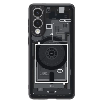  Etui na Samsung Galaxy S25 Edge z nadrukiem Ultra Hybrid Mag z MagSafe - czarne - zdj. dodatkowe 1