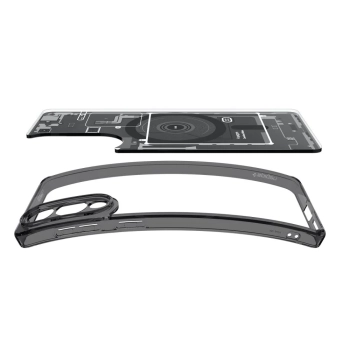  Etui na Samsung Galaxy S25 Edge z nadrukiem Ultra Hybrid Mag z MagSafe - czarne - zdj. dodatkowe 5