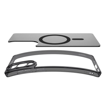  Etui na Samsung Galaxy S25 Edge Ultra Hybrid Mag z MagSafe - czarne półprzezroczyste - zdj. dodatkowe 5