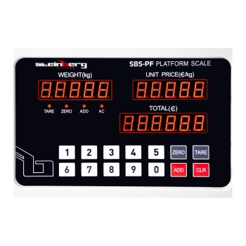  Waga platformowa magazynowa SBS-PF-100A1 LED do 100kg - zdj. dodatkowe 3