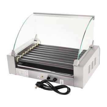  Grill rolkowy z szybą Roller grill z rolkami z teflonu 9T - zdj. dodatkowe 3