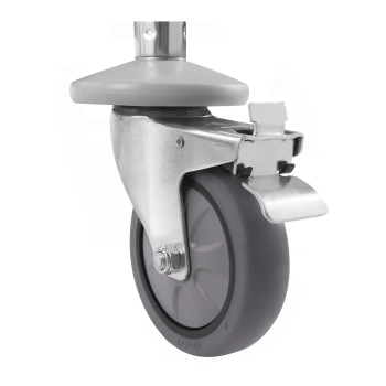  Wózek kelnerski ze stali nierdzewnej z relingami - 2 półki Royal Catering - zdj. dodatkowe 3