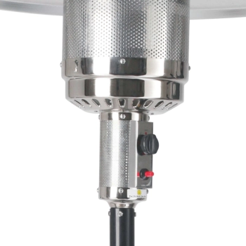  Lampa grzewcza gazowa parasol grzewczy ETNA CZARNA na gaz PB LPG - zdj. dodatkowe 1