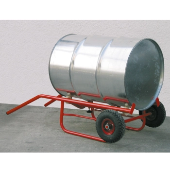  Wózek do transportu beczek koła pompowane z dętkami 200l nośność 300kg - zdj. dodatkowe 1