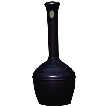 Popielniczka wolnostojąca zewnętrzna czarna z pojemnikiem 15L śr. 33cm wys. 100cm