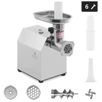  Profesjonalna maszyna wilk do mielenia mięsa 70 kg/h 230V Royal Catering RCFW 70-600ECO - zdj. dodatkowe 1