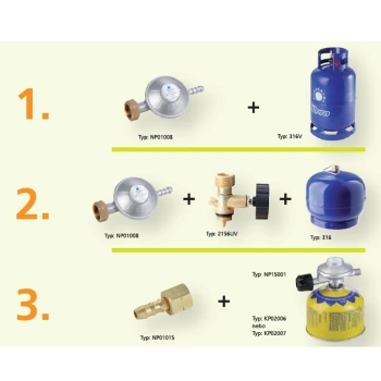  Lampa gazowa grzejnik stołowy na gaz PIRAMIDA MINI na gaz - zdj. dodatkowe 5