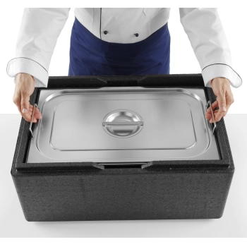  Pojemnik gastronomiczny GN 1/1 z chowanymi uchwytami 530x325x200mm 28L Hendi 817155 - zdj. dodatkowe 2