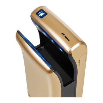  Suszarka kieszeniowa ścienna do rąk elektryczna złota 1200W Physa Bari gold - zdj. dodatkowe 4