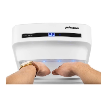  Suszarka kieszeniowa ścienna do rąk elektryczna biała 1650W Physa Oria white - zdj. dodatkowe 7