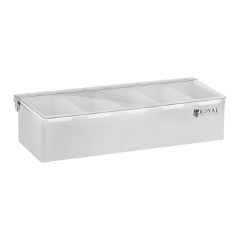  Pojemnik barmański na dodatki do drinków + 5 wkładów pojemników Tworzywo - zdj. dodatkowe 1