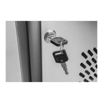  Stół chłodniczy 3-drzwiowy z blatem roboczym ze stali nierdzewnej od -2 do 8deg;C 339L - zdj. dodatkowe 3