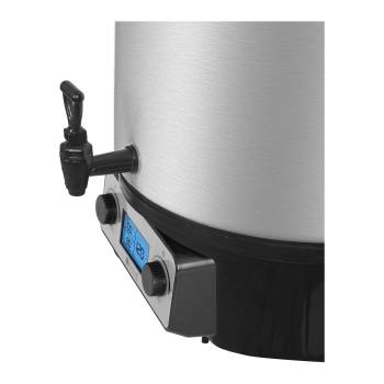  Podgrzewacz warnik do grzańca grzanego wina z kranem timerem LCD stal nierdzewna 2000W 27L - zdj. dodatkowe 5